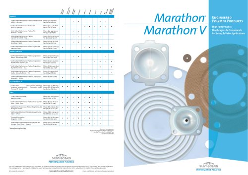 Marathon® AODD, Pump Components and V Valves