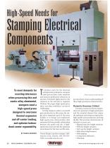 High Speed Needs for Stamping Electrical Components - 1