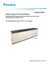 CAT 1650-4 Daikin Self-Contained Air Source Heat Pump Unit Ventilators - Model AEQ-1