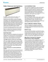 CAT 1650-4 Daikin Self-Contained Air Source Heat Pump Unit Ventilators - Model AEQ-3