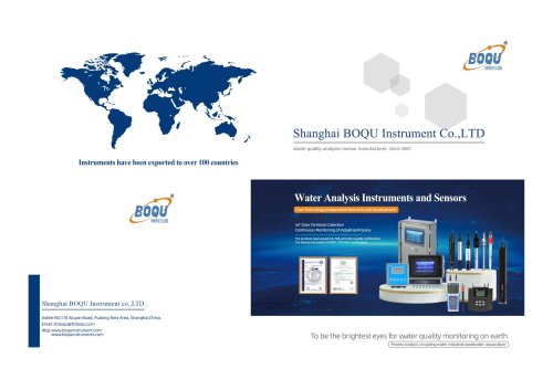 BOQU Instrument catalogue