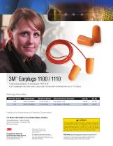 3M Earplugs 1100/1110 - 2