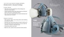 3M? Rugged Comfort Half Facepiece Reusable Respirator 6500 - 11