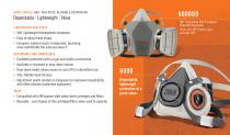 3M? Rugged Comfort Half Facepiece Reusable Respirator 6500 - 5