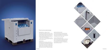 IBC Combo Life / Foldable plastic IBC for fluid handling-5