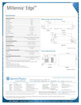 Millennia Edge Single Frequency CW Lasers - 2