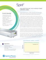 Spirit High Rep Rate Ultrafast Lasers - 1