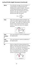 Mx Surface Texture Parameters - 12