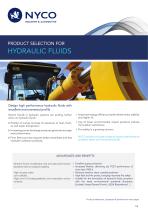PRODUCT SELECTION FOR HYDRAULIC FLUIDS-1