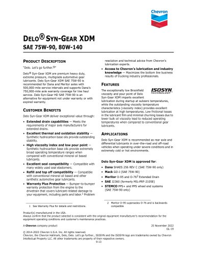 DELO® SYN-G EAR XDM