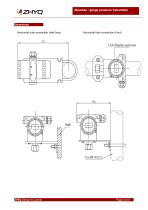 ZHYQ Absolute and Gauge Pressure Transmitter PT124B-3507 pressure measurement for gas and steam-2