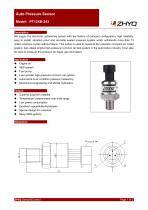 ZHYQ Automotive pressure transmitter for engine oil, brake system, fuel in the automotive industry - 1