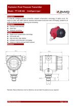 ZHYQ Explosion proof pressure transmitter PT124B-282 pressure measurement for hazardous area - 1