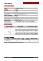 ZHYQ LED local display pressure transmitter PT124B-216-2