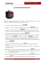 ZHYQ LED local display pressure transmitter PT124B-216-3
