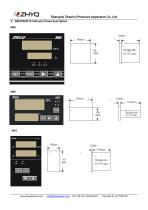 ZHYQ Pressure and temperature indicator N60/N50/N10-2