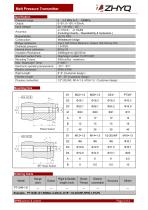 ZHYQ PT124B-121 flexible melt pressure transmitter for plastic extruder - 2