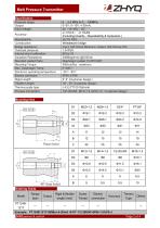 ZHYQ PT124B-121T flexible melt pressure transmitter for plastic extruder - 2