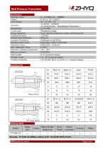 ZHYQ PT124B-123 high accuracy flexible melt pressure transmitter for plastic extruder-2