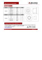 ZHYQ PT124B-123D Auto Zero flexible melt pressure transmitter for plastic extruder - 4