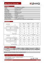 ZHYQ PT124B-125 Flexible melt pressure transmitter with explosion proof - 2