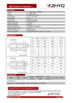 ZHYQ PT124B-129 melt pressure transmitter for plastic extruder-2