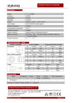 ZHYQ PT124B-217 Clamp type pressure transmitter for sanitary pressure measurement - 2