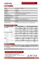 ZHYQ PT124B-218 Moderate and high temperature pressure transmitter for pressure measurement and control - 2