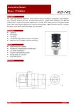 ZHYQ PT124B-242 automotive pressure transmitter with screw type parkard connector-1