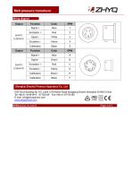 ZHYQ PT124G-112T high accuracy melt pressure transducer for plastic extruder - 4