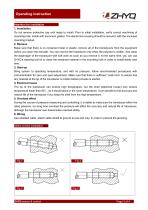 ZHYQ PT124G-113T oil filled melt pressure transducer - 3