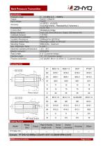 ZHYQ PT124G-123 high accuracy flexible melt pressure transmitter for plastic extruder - 2