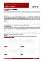 ZHYQ PT124G-123T high accuracy flexible melt pressure transducer for plastic extruder-3
