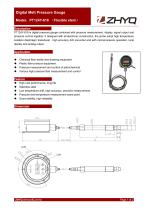 ZHYQ PT124Y-618 Digital melt pressure gauge for chemical fibre machine - 1