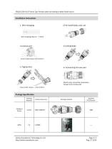 EP020-2224-01 EP Series 2pin Female Cable end mating to male panel mount connector-4