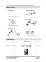 EP050-2224-01 EP Series 5pin Female Cable End Mating to Male Panel Mount Connector Locking Wire with Straight Screw - 4