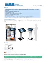 Interactive terminal easy pc stand with 32'' touchmonitor - 2