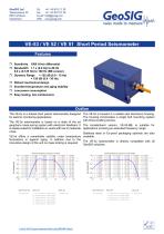 VE-53 / VE 52 / VE 51 Short Period Seismometer - 1