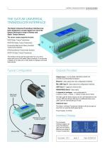 UNIVERSAL TRANSDUCER INTERFACE PRODUCT OVERVIEW - 2