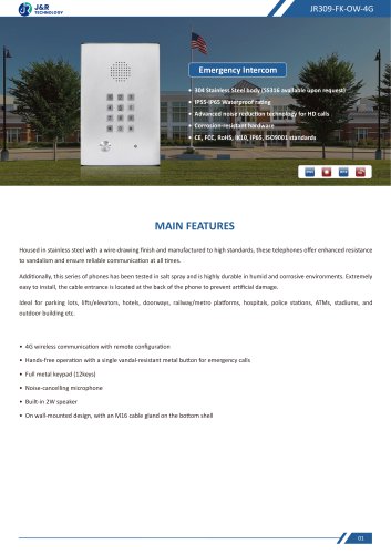 JR309-FK-OW-4G Specification