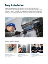 Cable and pipe seals for cabinets-7