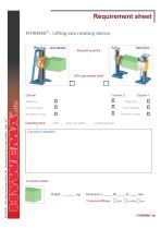 Lift- and Rotating device HDV DUO-11