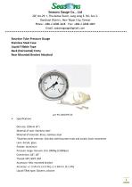 Seasons Gauge 100mm (4") Stainless Steel Pressure Gauge with Bracket Back Entry-1