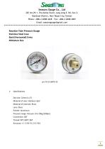 Seasons Gauge 32mm (1.2") Stainless Steel Pressure Gauge Back Entry-1