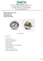Seasons Gauge 50mm (2") Stainless Steel Liquid Fillable Pressure Gauge Back Entry-1
