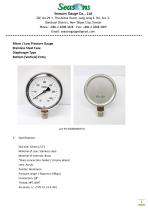 Seasons Gauge 63mm (2.5") Stainless Steel Low Pressure Gauge Bottom Entry-1
