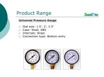 Seasons Gauge Profile and Product Range - 8