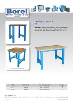 Deposit table TD1-1