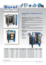 Industrial Furnaces 550°C - FI 550 - Volume of 570 to 3,700 litres