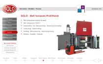 Presentation SOLO Swiss Group. Industrial furnaces for the heat treatment of metals.-10
